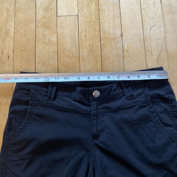 Eddie Bauer Shorts Womens Size 2 First Ascent Black Flat Front Trail Hiking - Picture 3 of 12